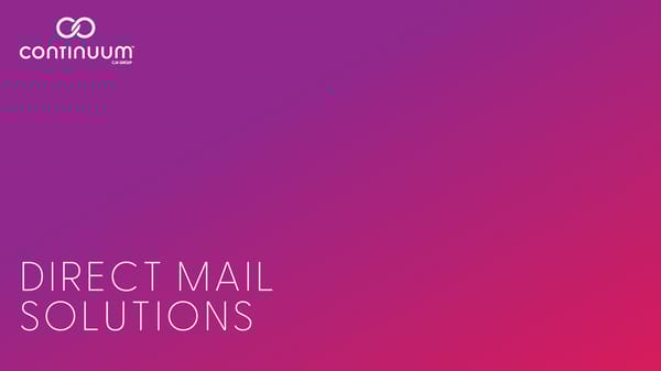 Direct Mail Solutions - Page 1
