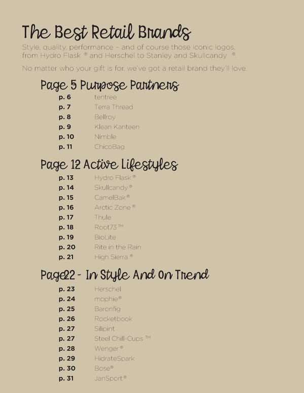 The Brands You Love - Page 2