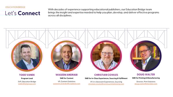 Education Bridge Overview - Page 13