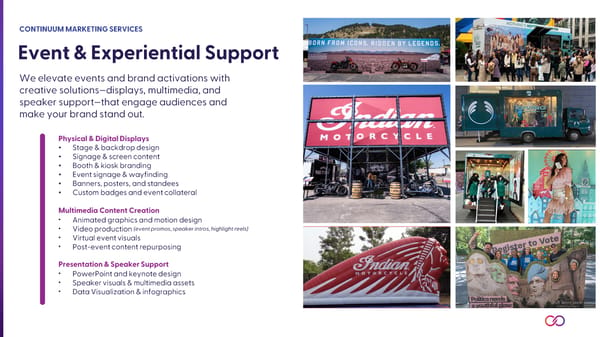 Continuum Marketing Services Overview - Page 13